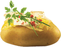 Potato footer image